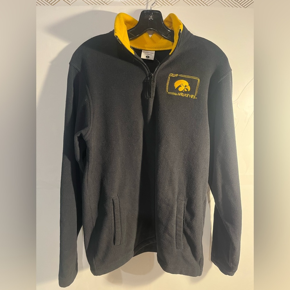 Iowa Hawkeyes Black and Gold Men's Fleece